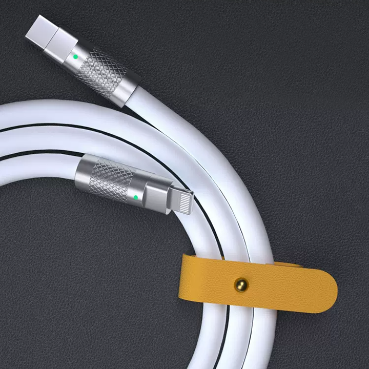 120W Super Fast Charge Liquid Silicone Cable | Micro USB, Type-C, Lightning Stable Transfer Cable
