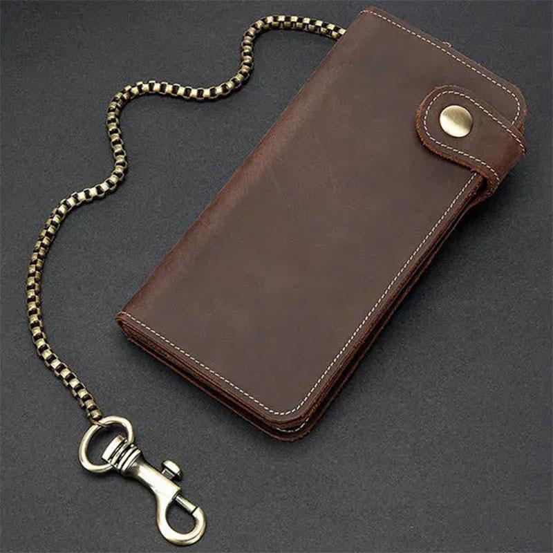 Genuine Leather Multi-function Plain Wallet Card Holder