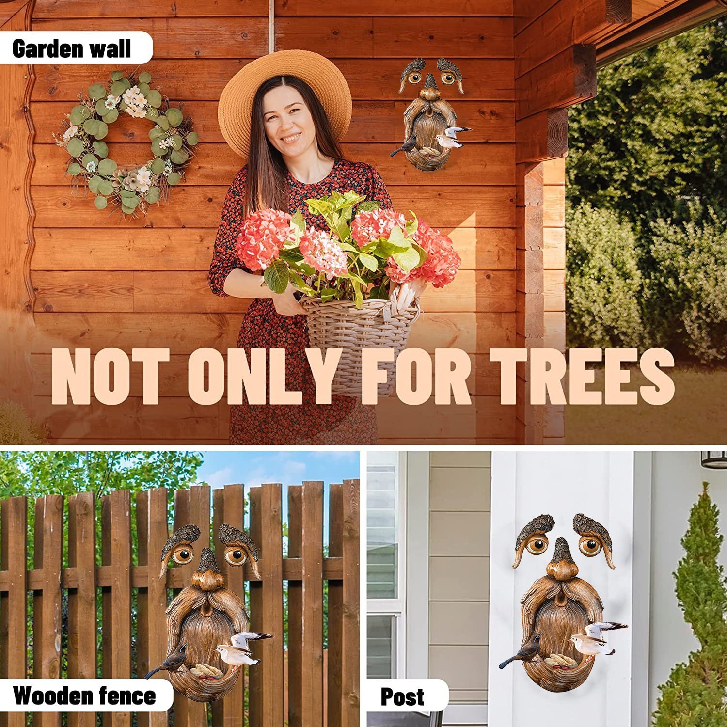 Hot Sale 49% OFF🌳Unique Bird Feeders for Outdoors-Old Man Tree Art