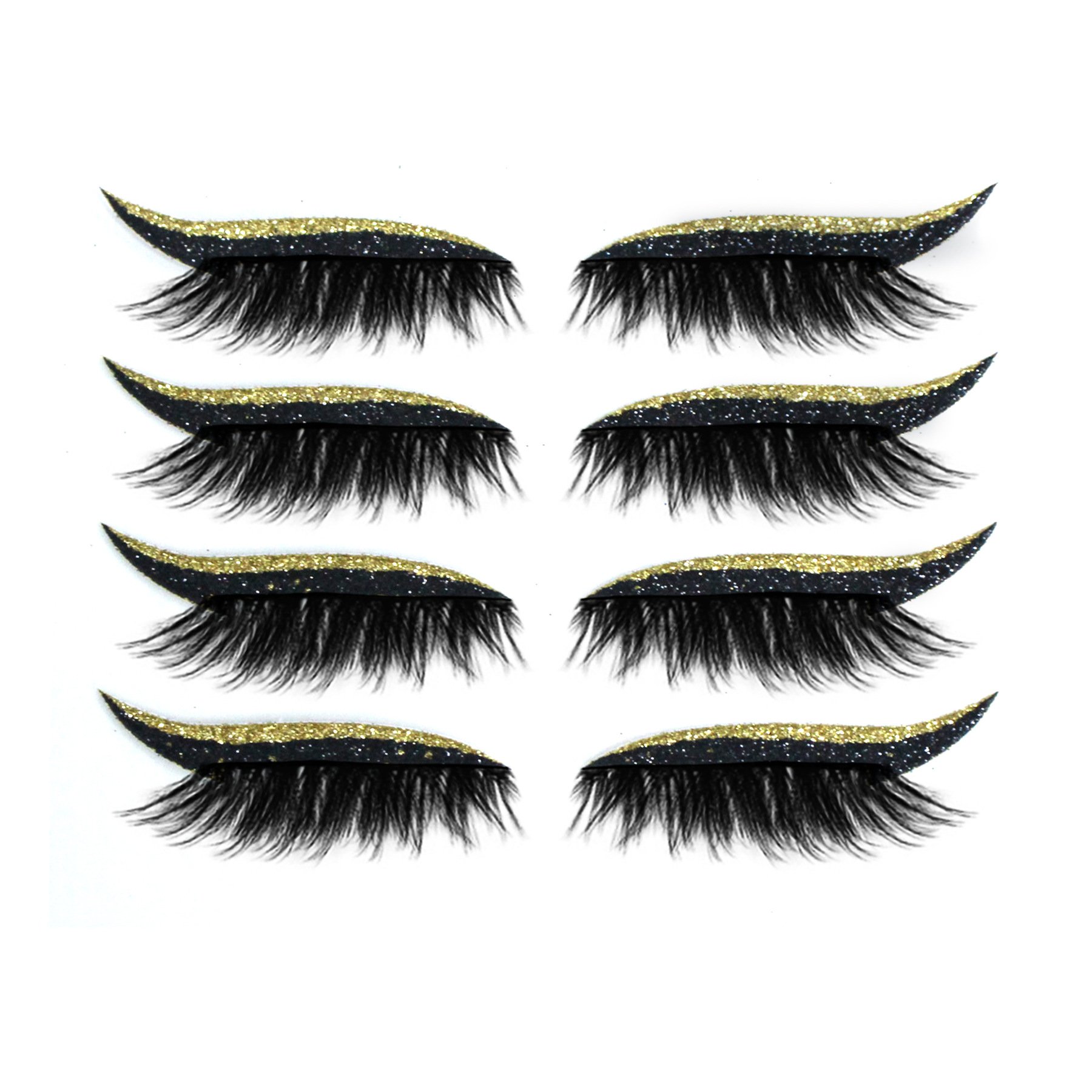 🔥 Last Day Promotion 49% OFF 🔥2023 New Reusable Eyeliner and Eyelash Stickers with Glitter