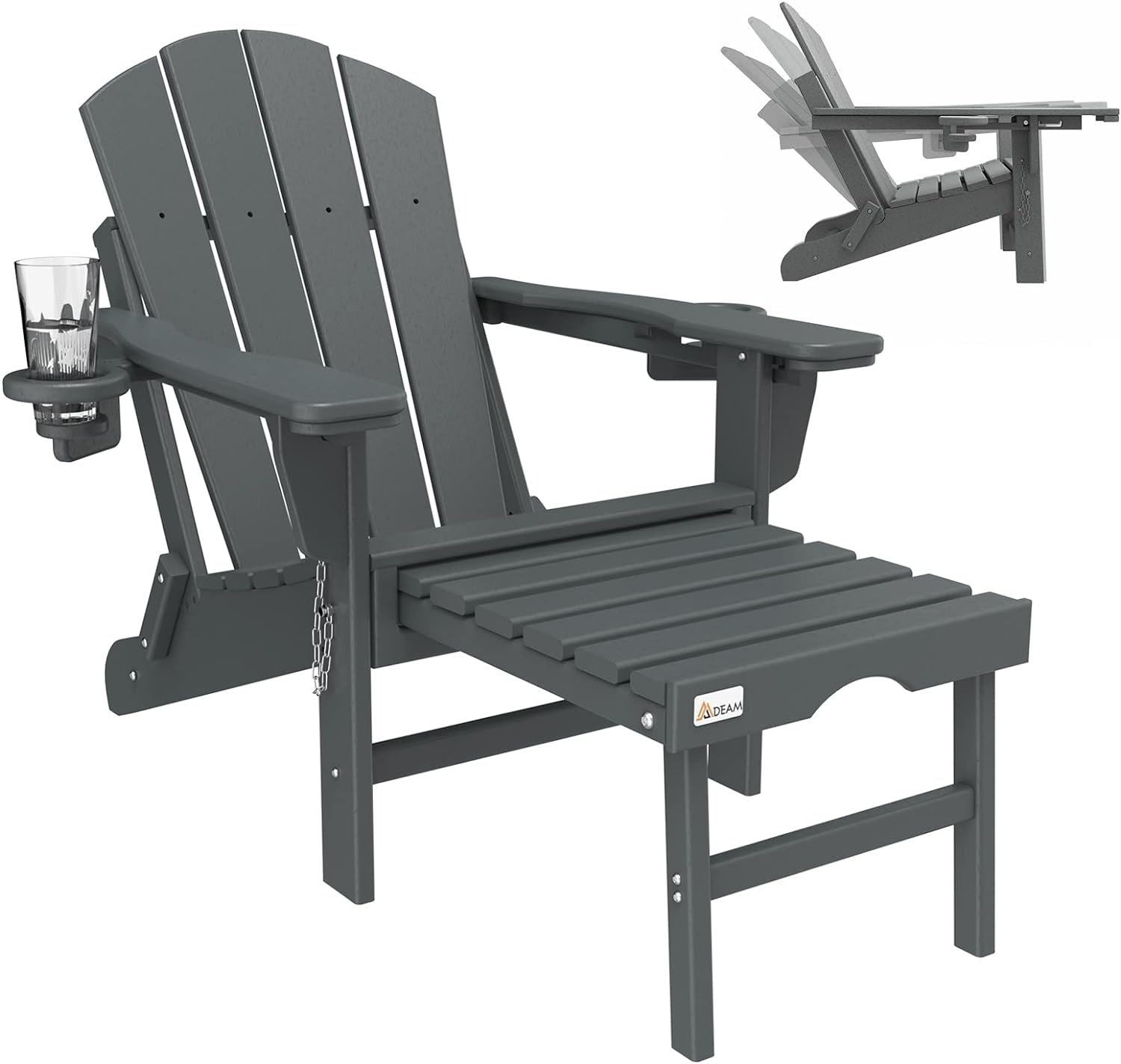 ⏰Last Day Clearance Sale $29⛱️Mdeam Folding Outdoor Adirondack Chairs Weather Resistant for Patio