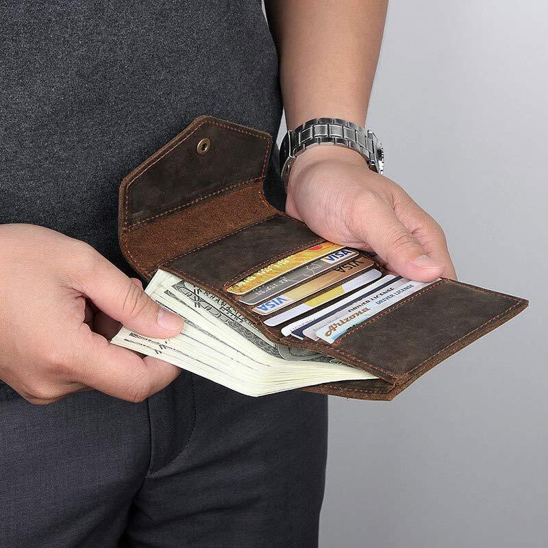 Front Pocket Bifold Leather Wallet