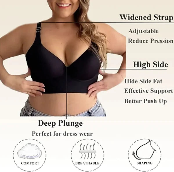 2023 New Comfortable Back Smoothing Bra LAST DAY BUY 1 GET 1 FREE