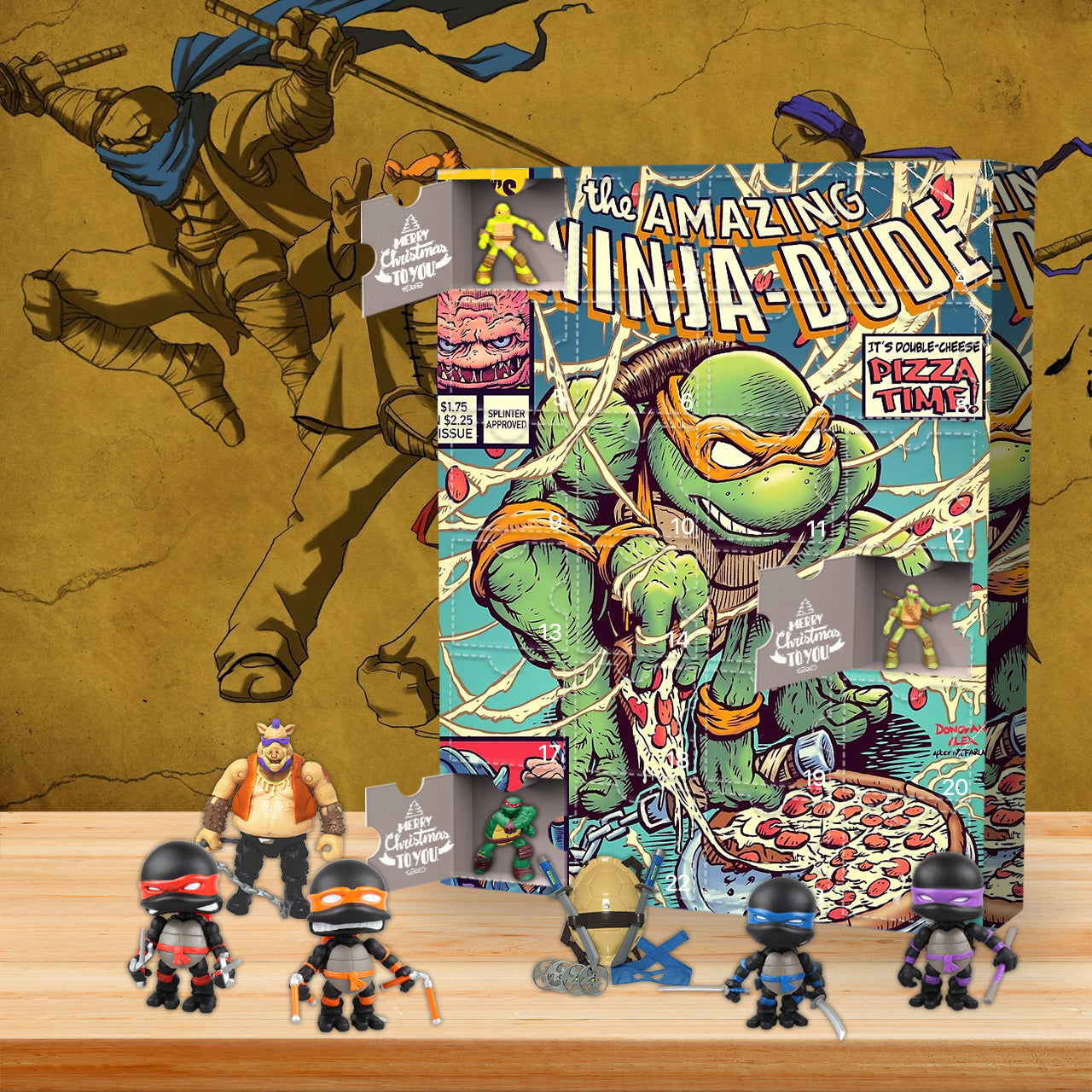 Amazing Ninja Turtles Advent Calendar The One With 24 Little Doors