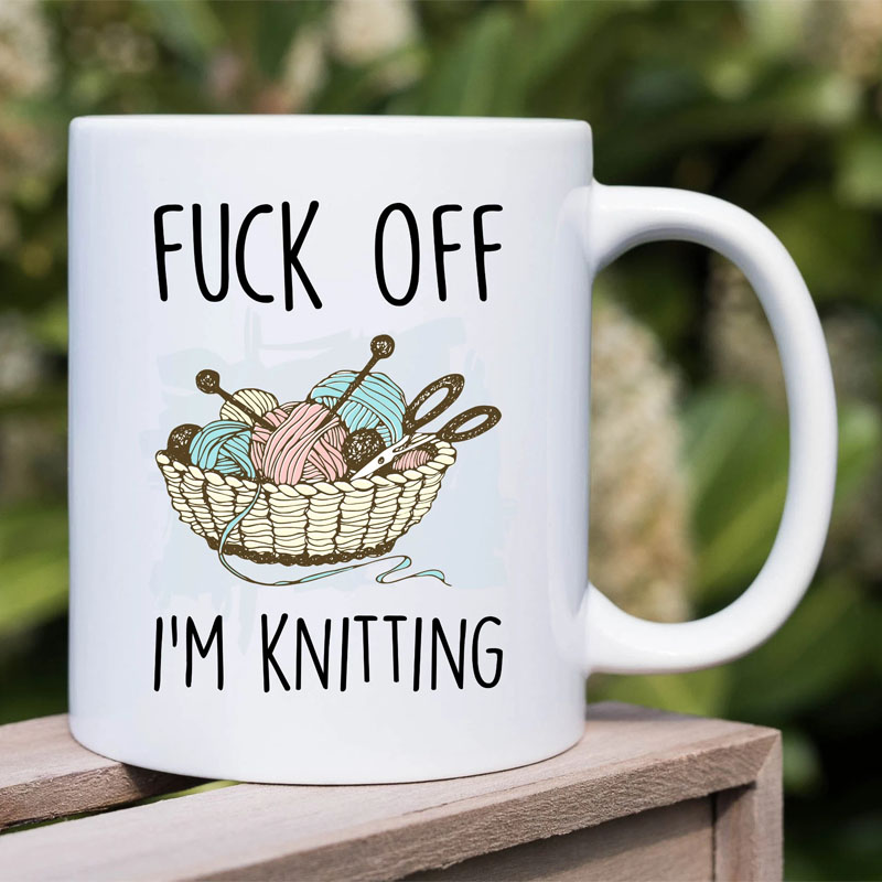 Knitting Mug