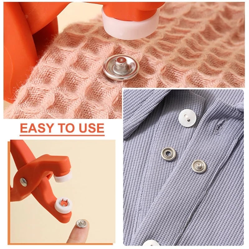 ⏰Last Day Promotion 50% OFF - Metal Snap Buttons with Fastener Pliers Tool Kit