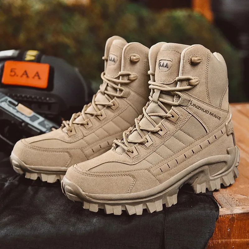 Men Waterproof Tactical Boots Army Boots