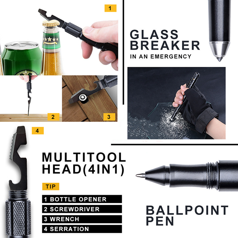 MPT-7 Wewolves original pen – Multitool - Self Defense for Women & Men