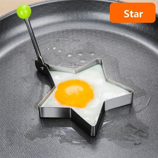 (Last Day Flash Sale-50% OFF) 5PCS/SET Stainless Steel Fried Egg Mold-BUY 2 SETS GET 1 SET FREE