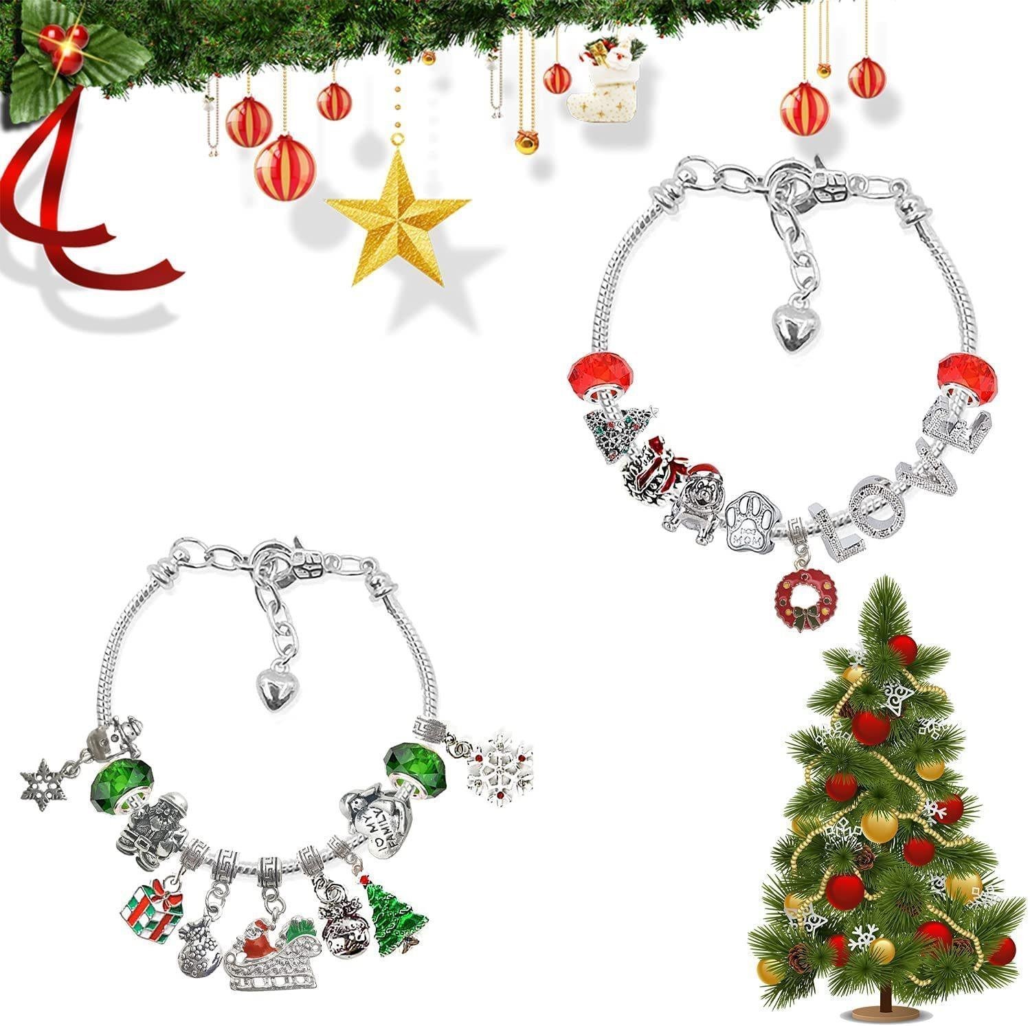 (🎁Early Christmas Sale- 48% OFF🎁)  DIY Christmas Advent Calendar Bracelets Set - Buy 2 Get EXTRA  10% OFF & FREE SHIPPING
