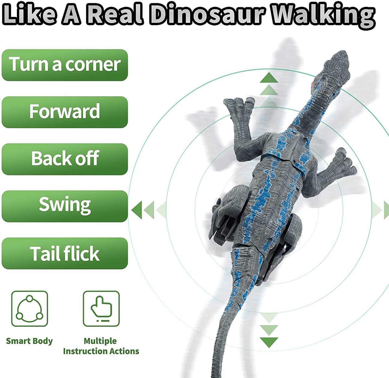 2023 Optimal Children's Gifts🎁Realistic Remote Control Dinosaurs(Buy 2 Free Shipping)