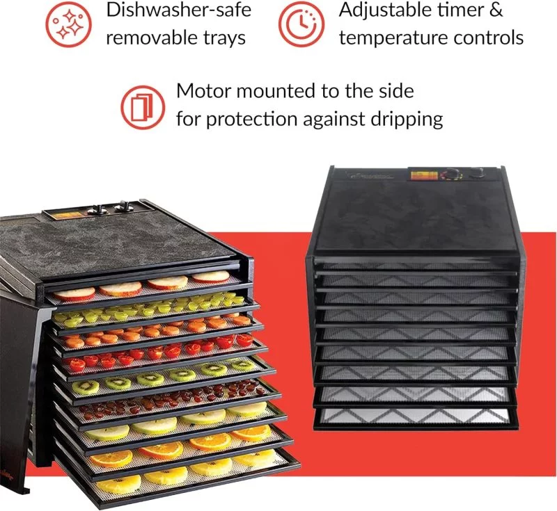 Excalibur Electric Food Dehydrator Machine with 26-Hour Timer 9 Trays