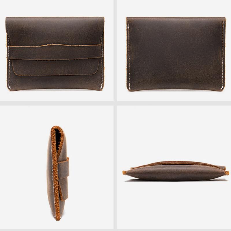 Vintage Hand-made Genuine Leather Purse