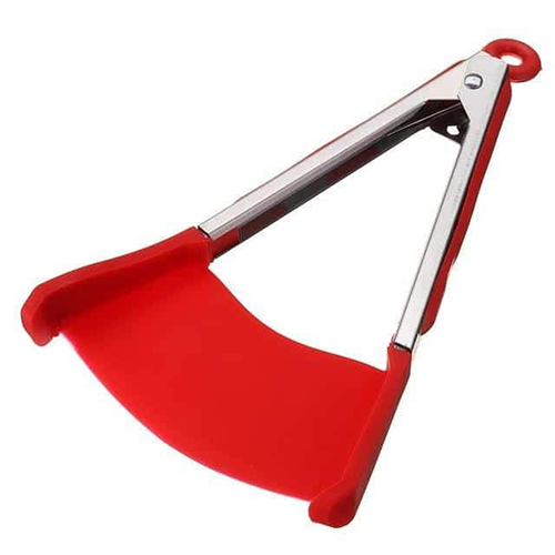 2 IN 1 KITCHEN SPATULA & TONG