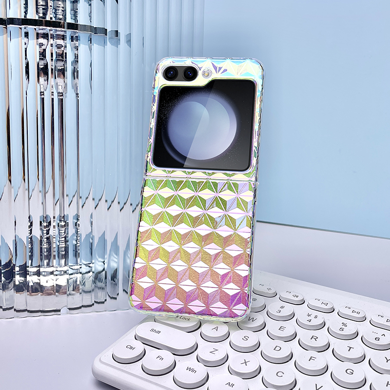 Three-Dimensional Diamond Pattern Gradient Color Plating Case Cover for Samsung