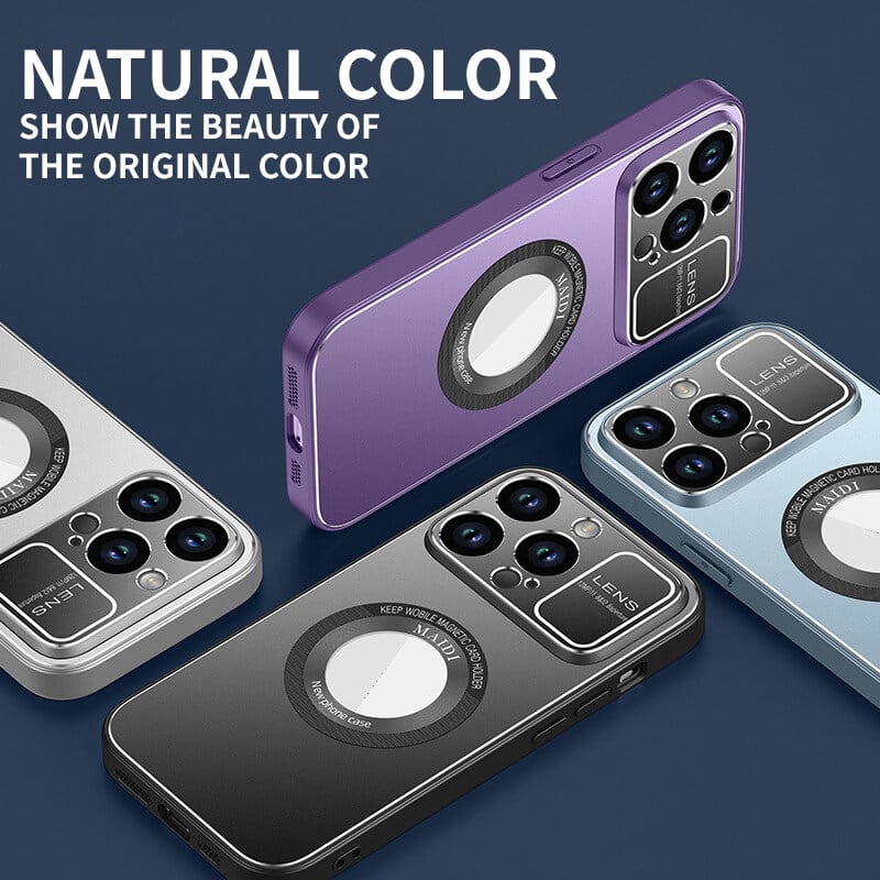 Large window magnetic phone case