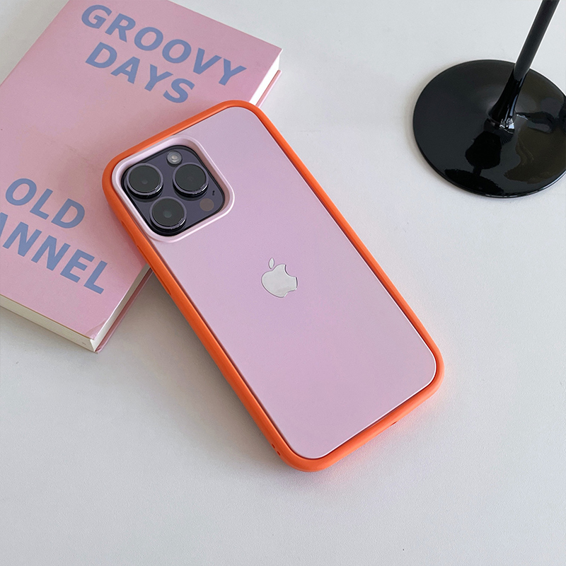 Simple Color Contrast 2 In 1 Case Cover for iPhone