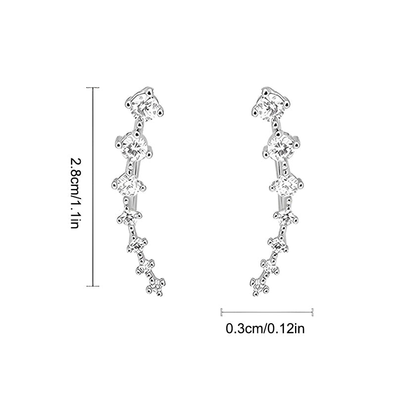 🔥LAST DAY SAVE 49% OFF 🔥Seven Star Diamond Stud Earrings（BUY MORE SAVE MORE）