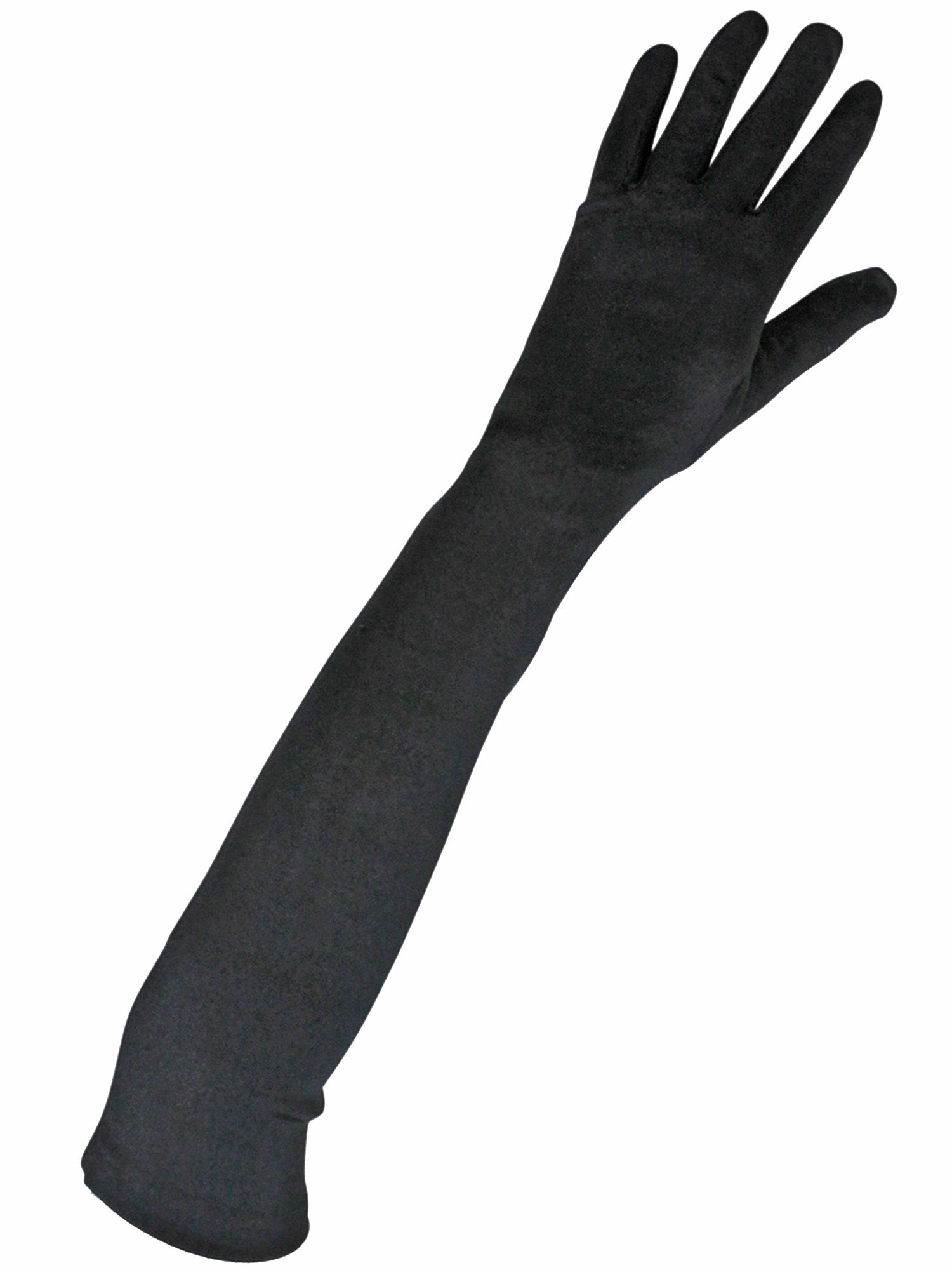 Black Long 3/4 Arm Length Evening Opera Gloves