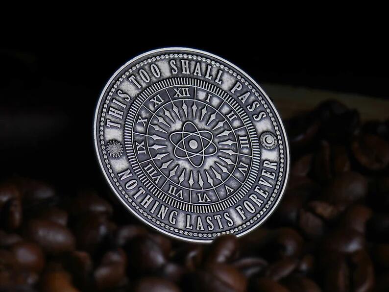 This Too Shall Pass | EDC Reminder Coins | Everyday Carry Challenge Coin