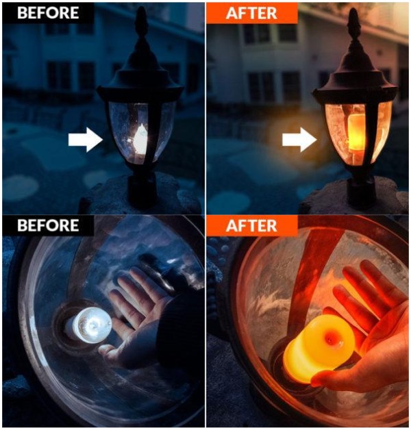 🔥45% OFF Last Day Sale -Flame LED Decorative Lights - Buy 4  FREE SHIPPING