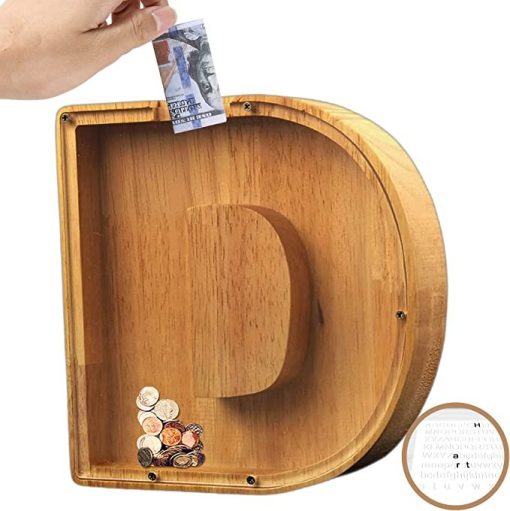 🔥 Last Day Promotion – Piggy Bank-Wood Gift For Kids
