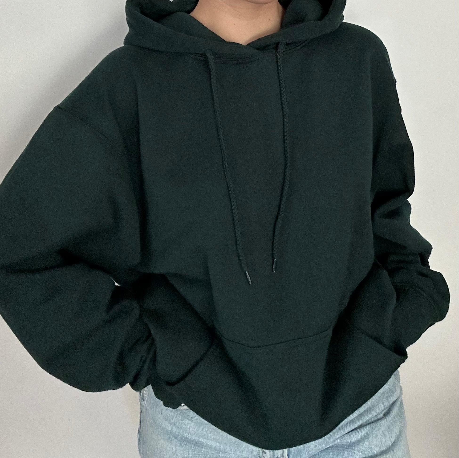 Hunter green Oversized hoodie - hittast