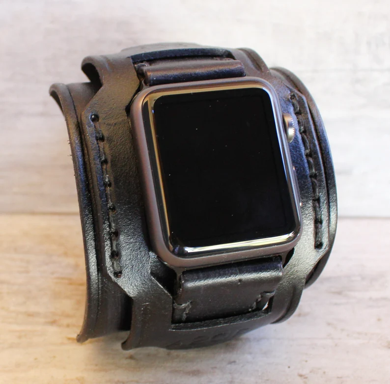 Apple Watch Cuff Leather Band