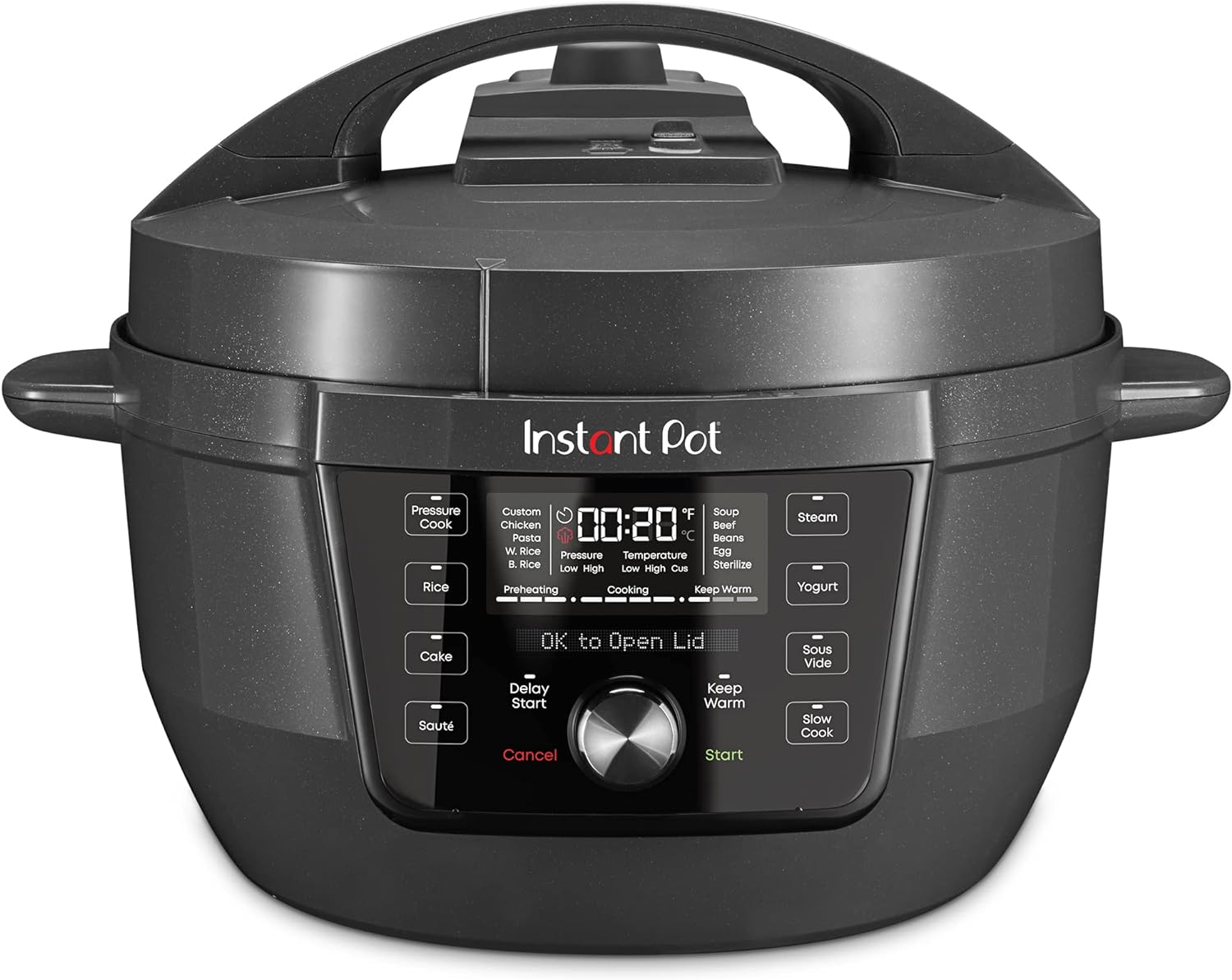 Instant Pot RIO Wide Plus 7.5 Qt Electric Multi-Cooker Pressure Cooker 9-in-1 Functions