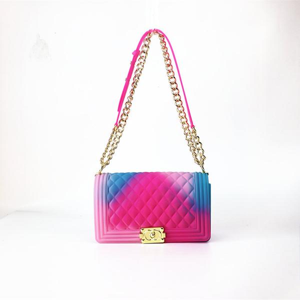 Chicinskates Colorful Diamond Chain Jelly Bag