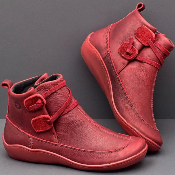 Last Day Promotion 60% OFF - Women'S Vintage Casual Short Ankle Boots