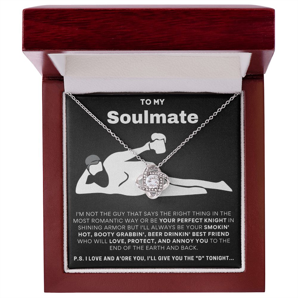 To My Soulmate... | Premium Love Knot Necklace