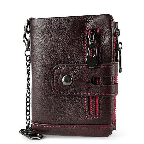 Genuine Leather Anti-theft RFID Wallet With Chain(Buy 2 Get 15% Off,CODE:B2)