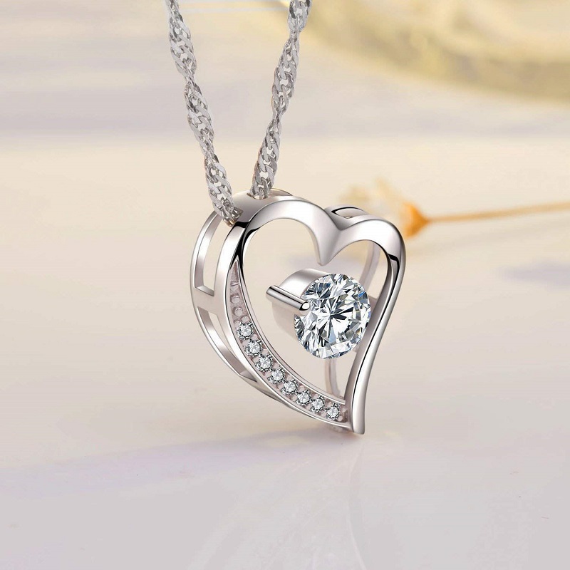 (Save 60% OFF Last Day Sale) To My Mom - Forever Rose with I Love You Heart Necklace - BUY 2 FREE SHIPPING