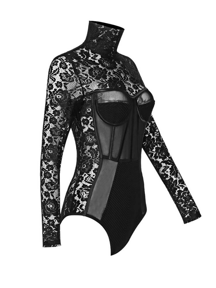 Nikita Long Sleeve Lace Bodysuit