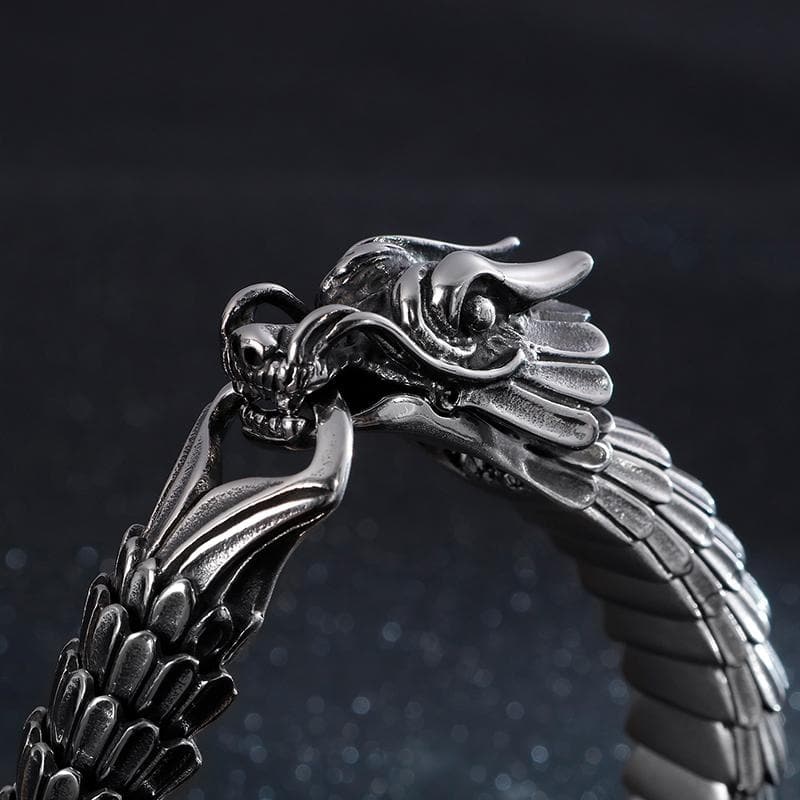 LIGHT VINTAGE DRAGON -BRACELET
