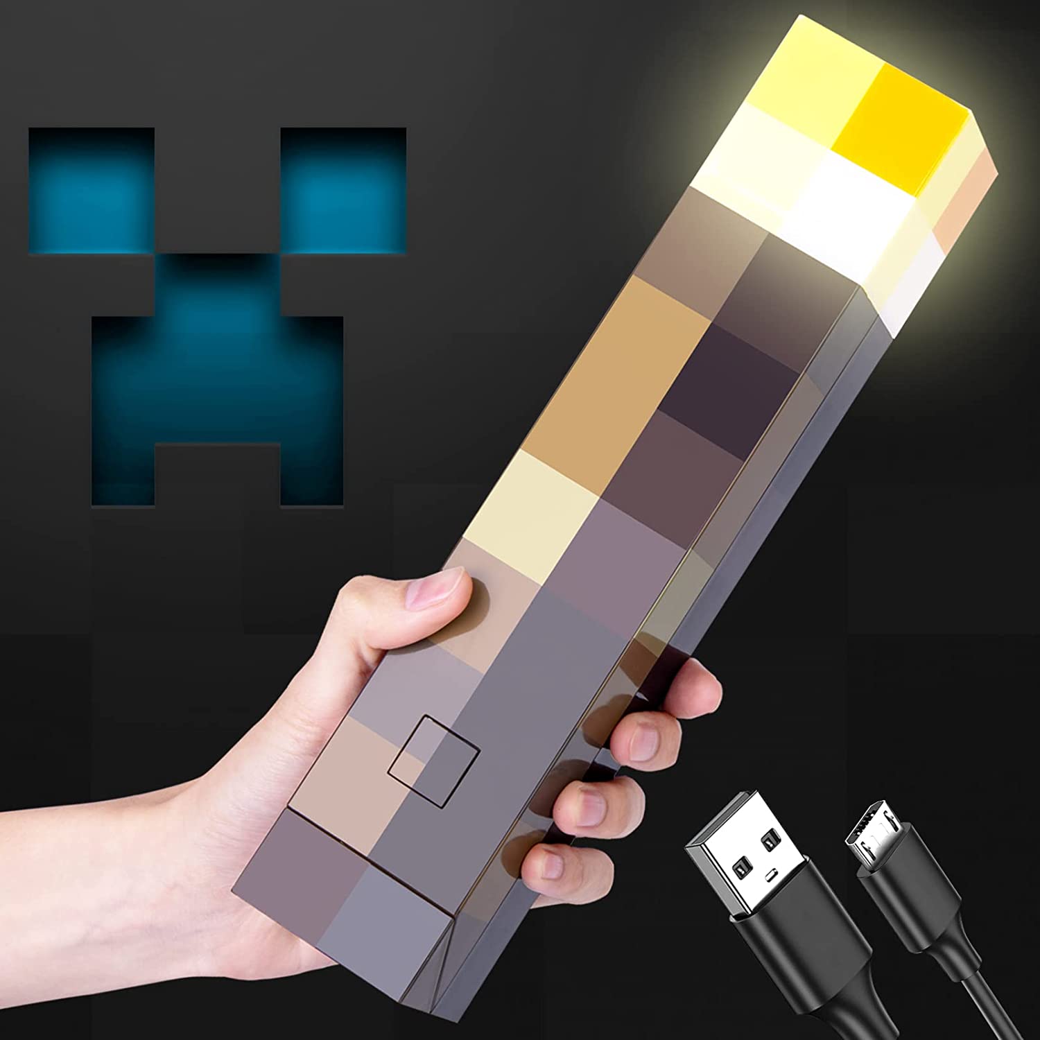 (🔥Last Day Promotion- SAVE 48% OFF)Pixels Brownstone Torch Light(BUY 2 GET FREE SHIPPING)