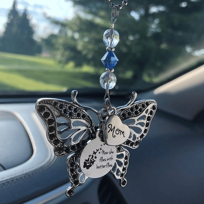 Car Christmas Decorations-Love and Butterflies