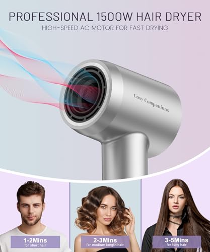 Hair Dryer High-Speed Brushless Motor Negative Ionic Blow Dryer for Fast Drying