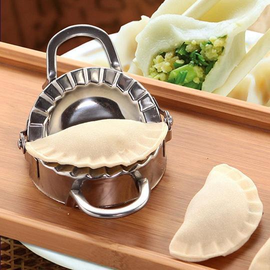 (🎇New Year Hot Sale)Stainless Steel Dumpling Mould Kit(SET OF 2PCS)-BUY 3 SETS  FREE SHIPPING