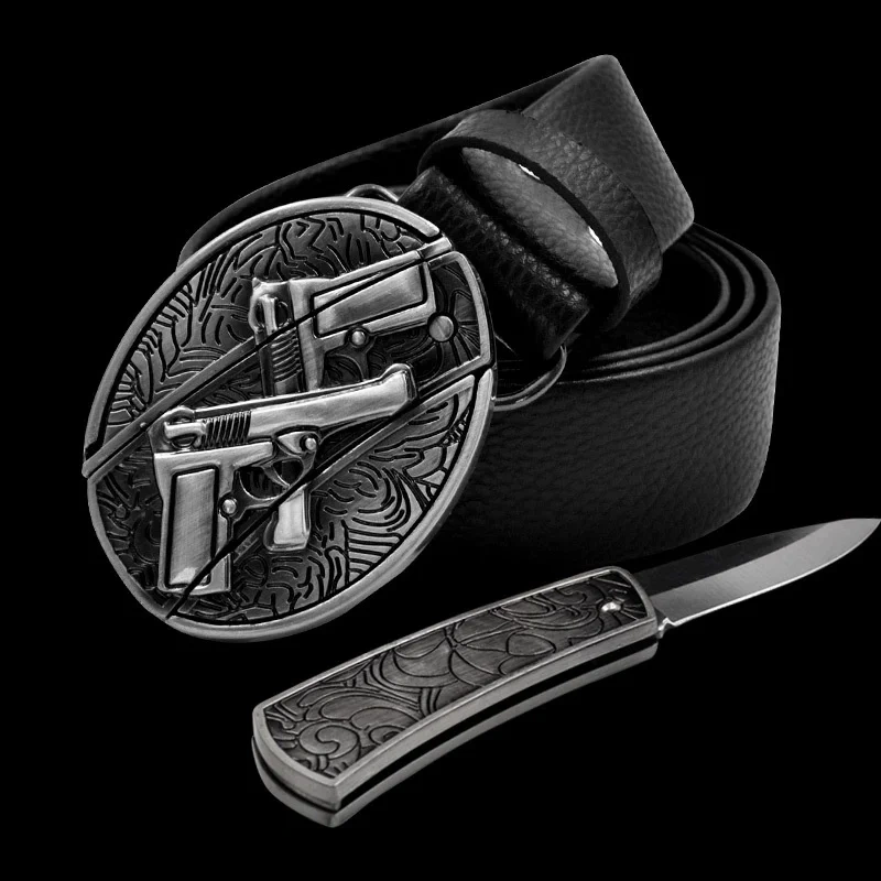 Metal Leather Belt (Protect Yourself)