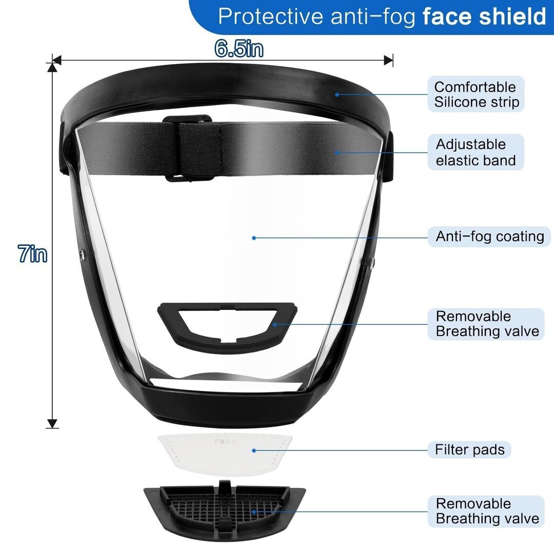 Anti-Fog Protective Full Face Shield
