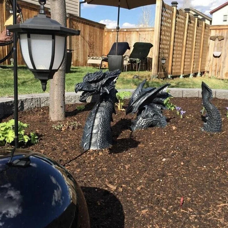 🔥Last Day Promotion-SAVE 60% OFF🔥The Dragon of Falkenberg Castle Moat Lawn Statue-BUY 2 GET 10% OFF & FREE SHIPPING