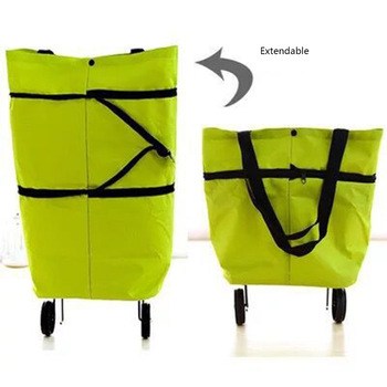 Portable Folding Retractable Tugboat Shopping Bag