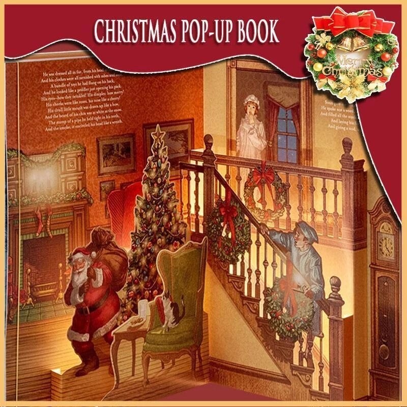 The Night Before Christmas Pop-Up Book(Light & Sound)