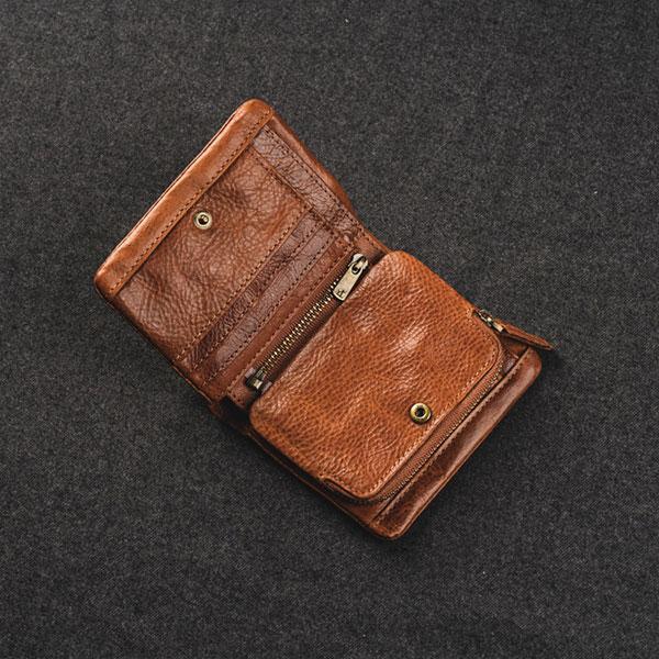 Large Capacity Vintage Genuine Leather Wallet