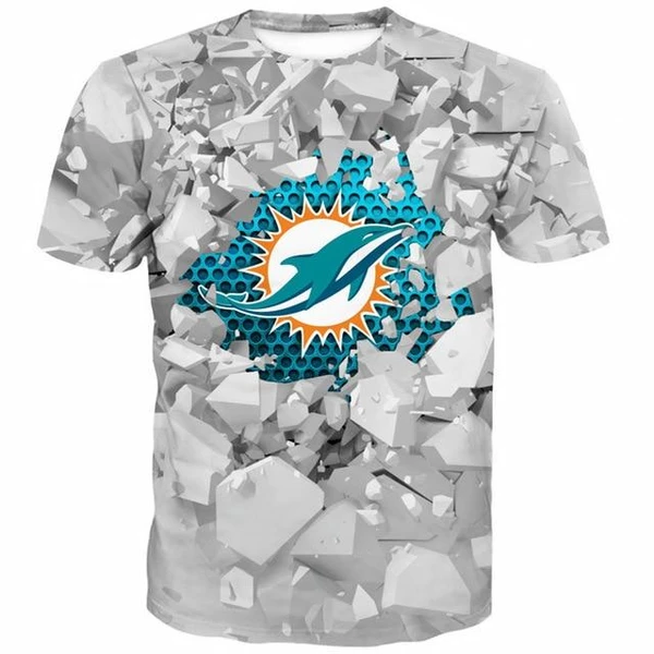 DOLPHINS HOODIE 3D ICE19