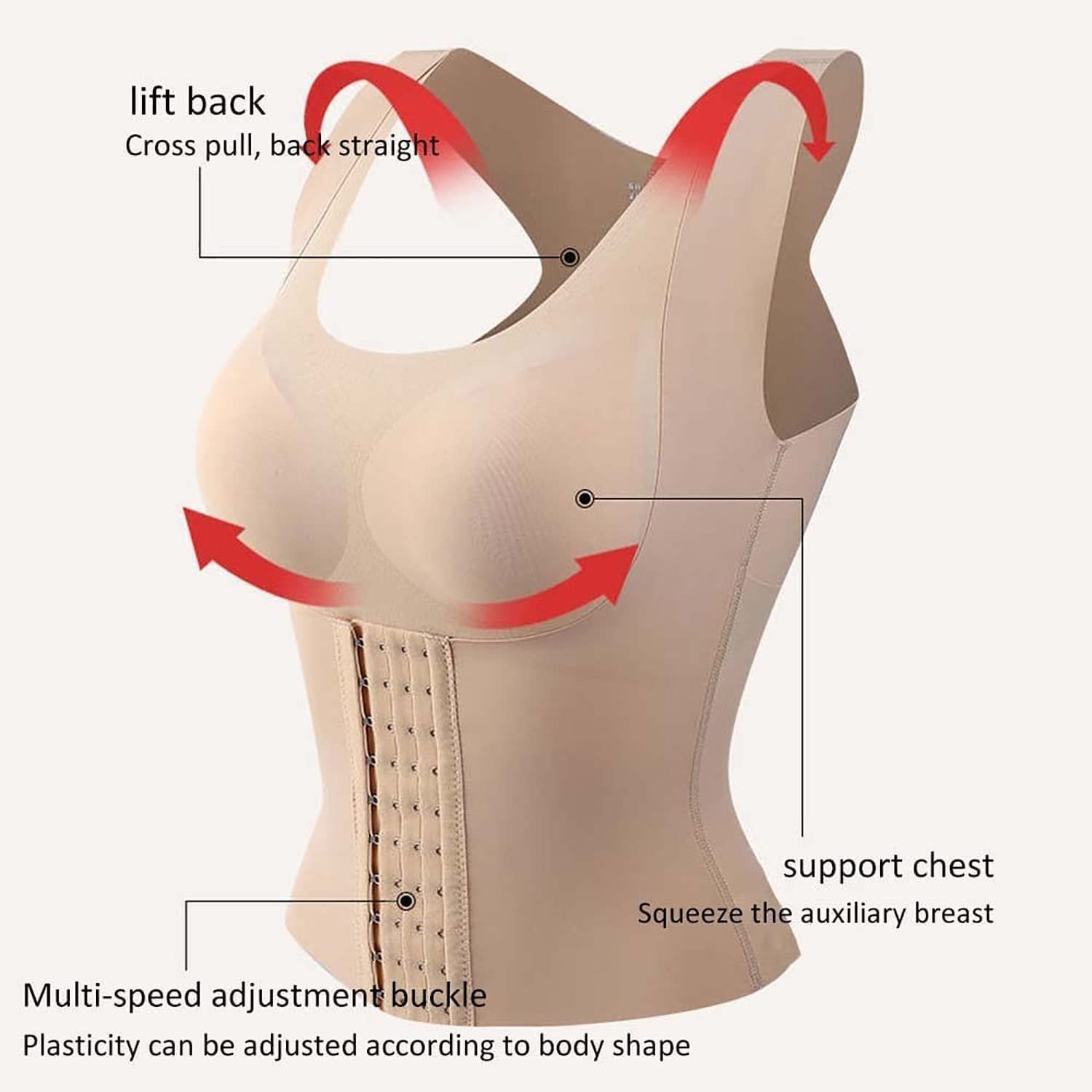 Women Reducing Girdle Posture Corrector Bra