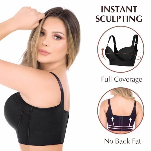 Deep Cup Bra Hide Back Fat With Shapewear Incorporated（Buy 1 Get 1 Free）(2 PACK)