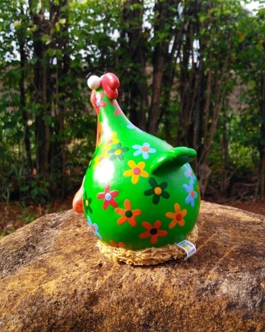 Funny gourd chicken